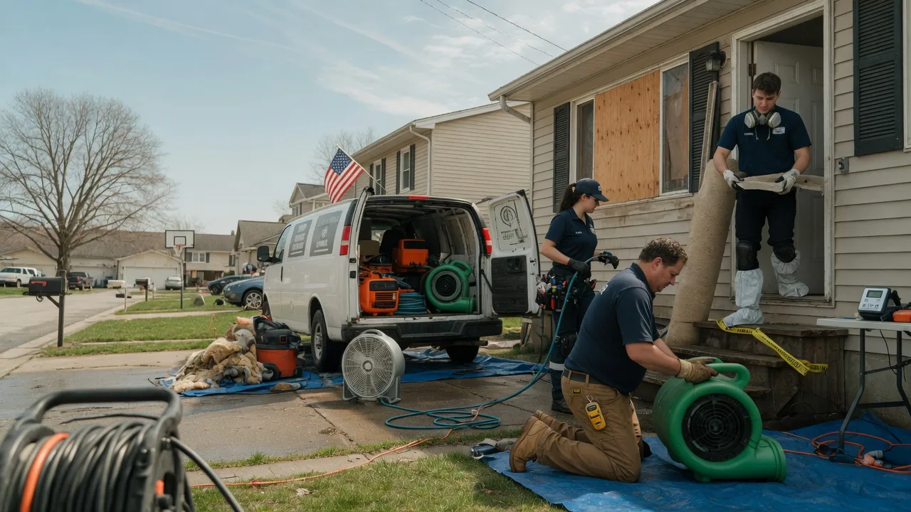 Water Damage Restoration in Davin, WV near me